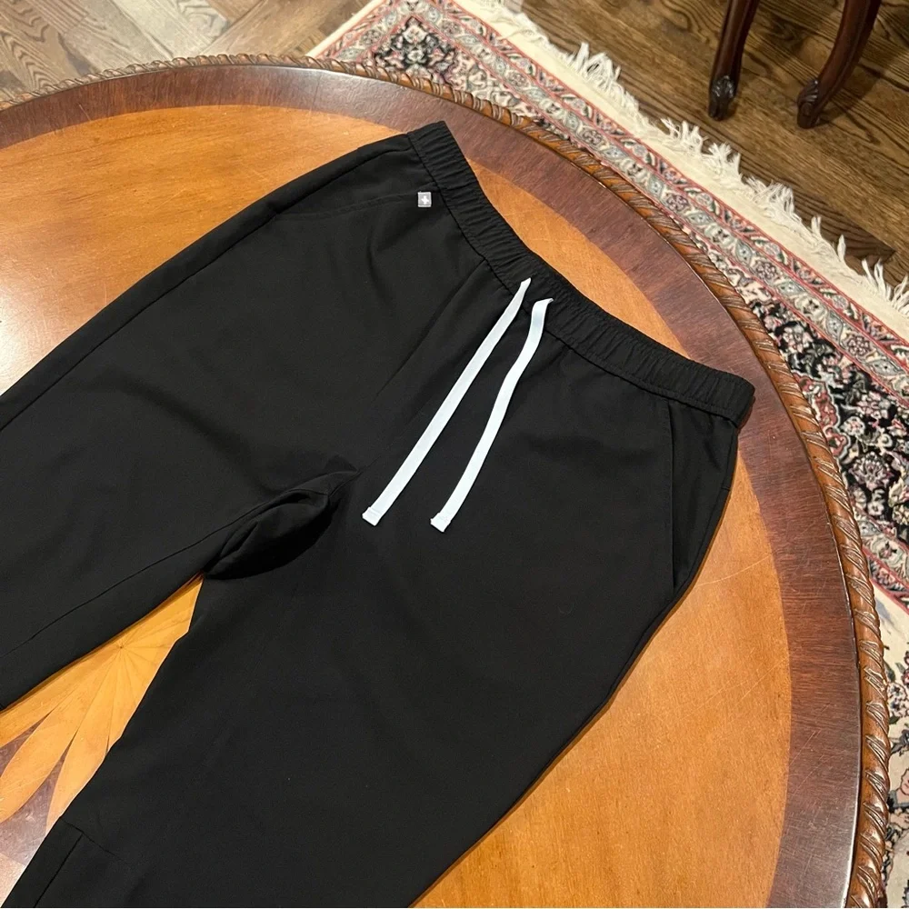 FIGS Men’s Tansen Jogger Scrub Pants Black XLT XL Tall Slim Fit Elastic Waist